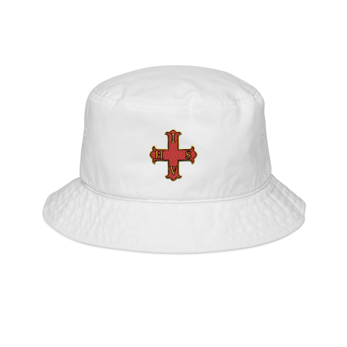 Knights Templar Bucket Hat - IHSV Cross Embroidery