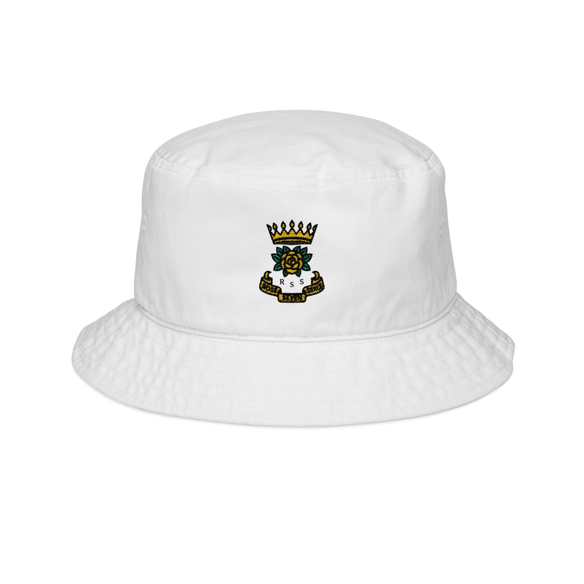 Rose of Seven Seals Bucket Hat - Royal Rose Emblem Embroidery