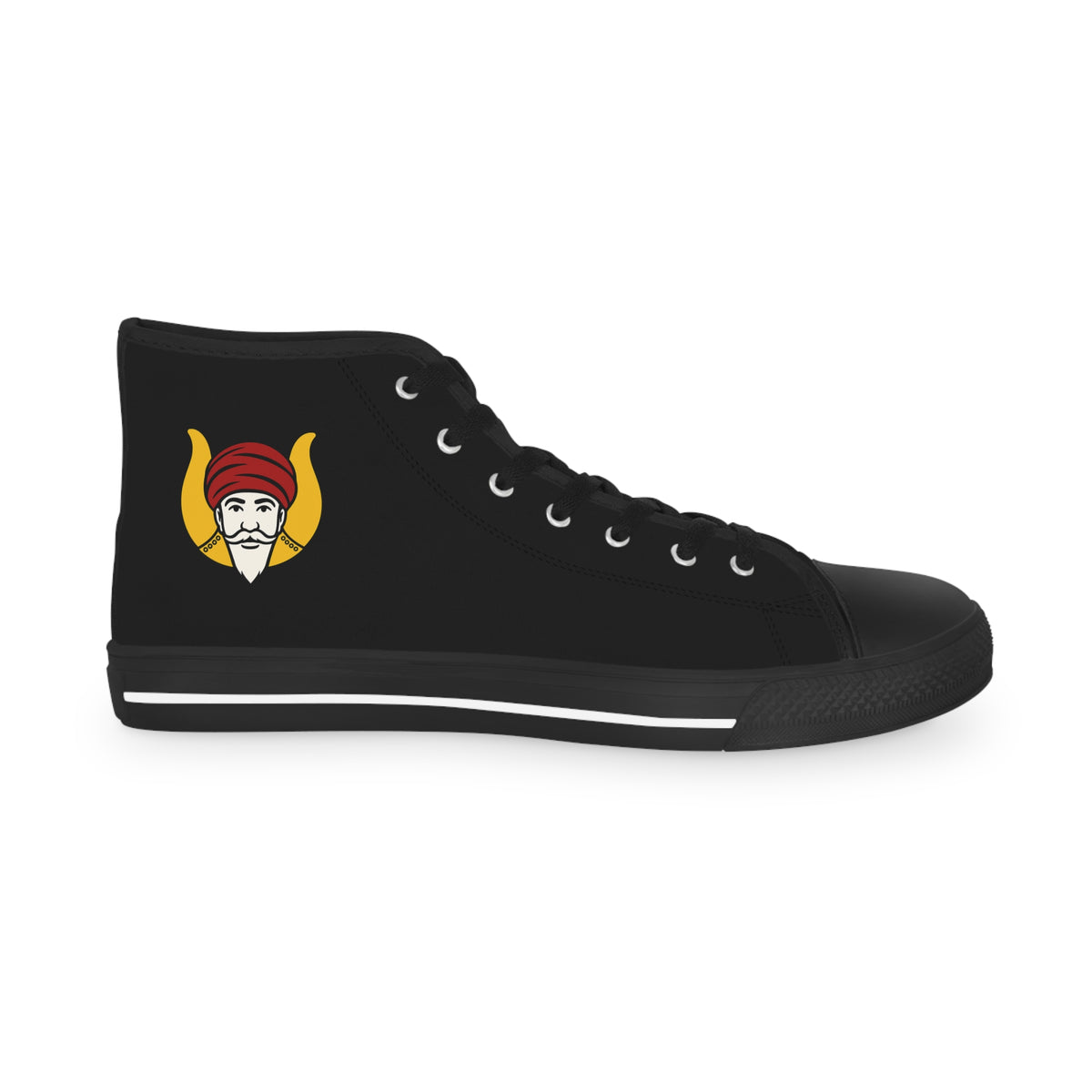 Grotto Sneaker - High Top Black & White - Bricks Masons