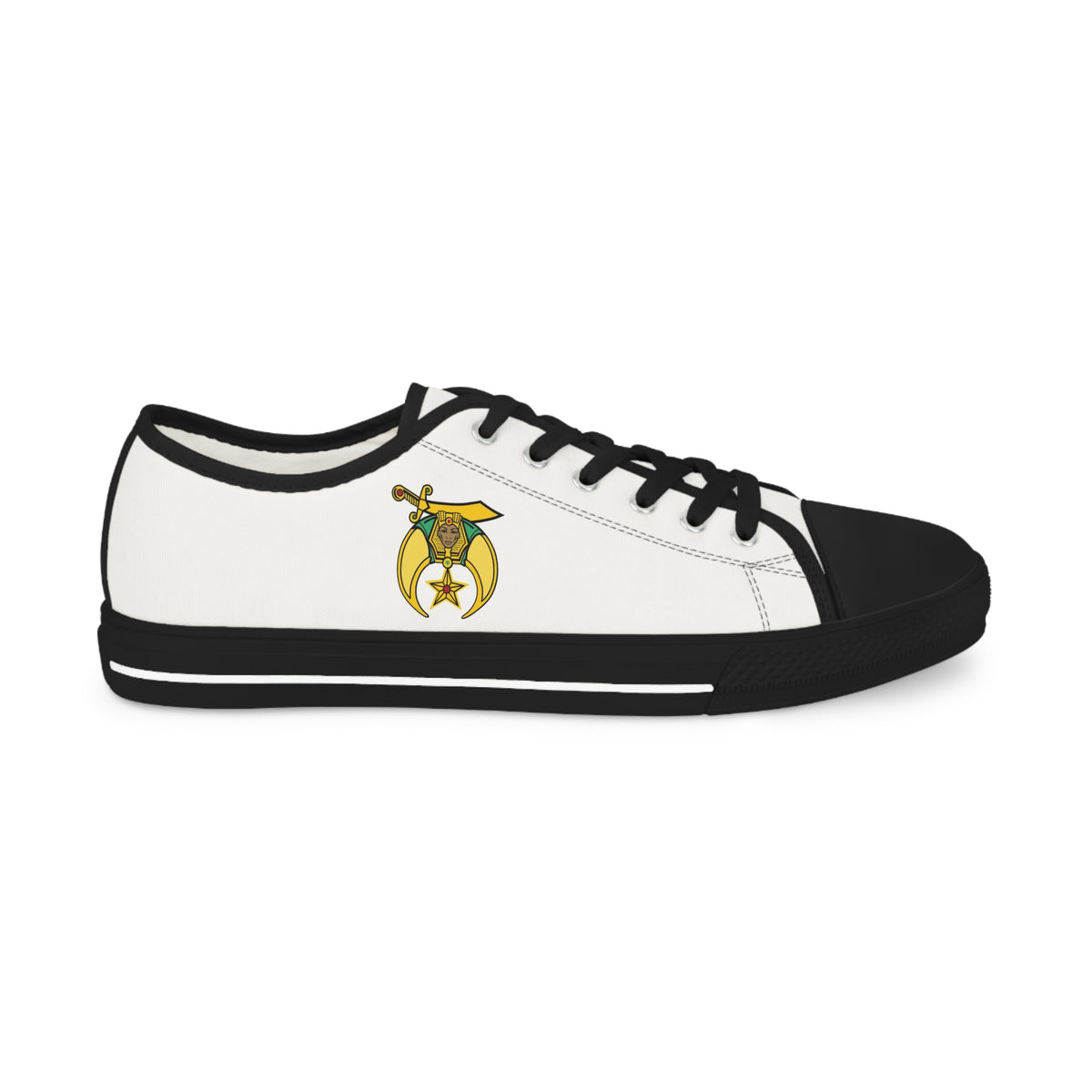 Daughters of Sphinx Sneaker - Low Top Sneaker Black & White - Bricks Masons