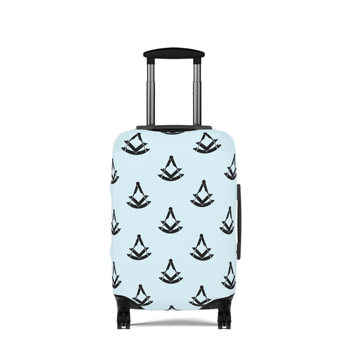 Past Master Blue Lodge Luggage Cover - Square & Compasses with Quadrant Emblem