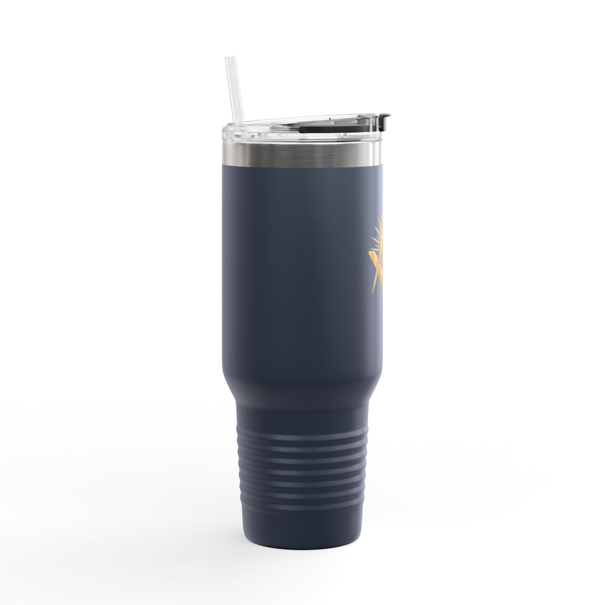 Master Mason Blue Lodge Ringneck Tumbler - Square & Compass with All-Seeing Eye