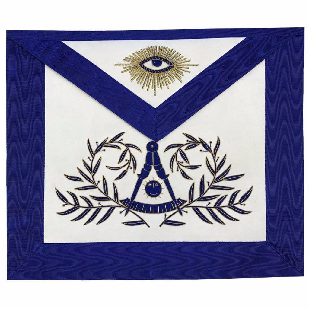 Masonic Past Master hotsell Apron Blue Hand Embroidered Golden Bullion