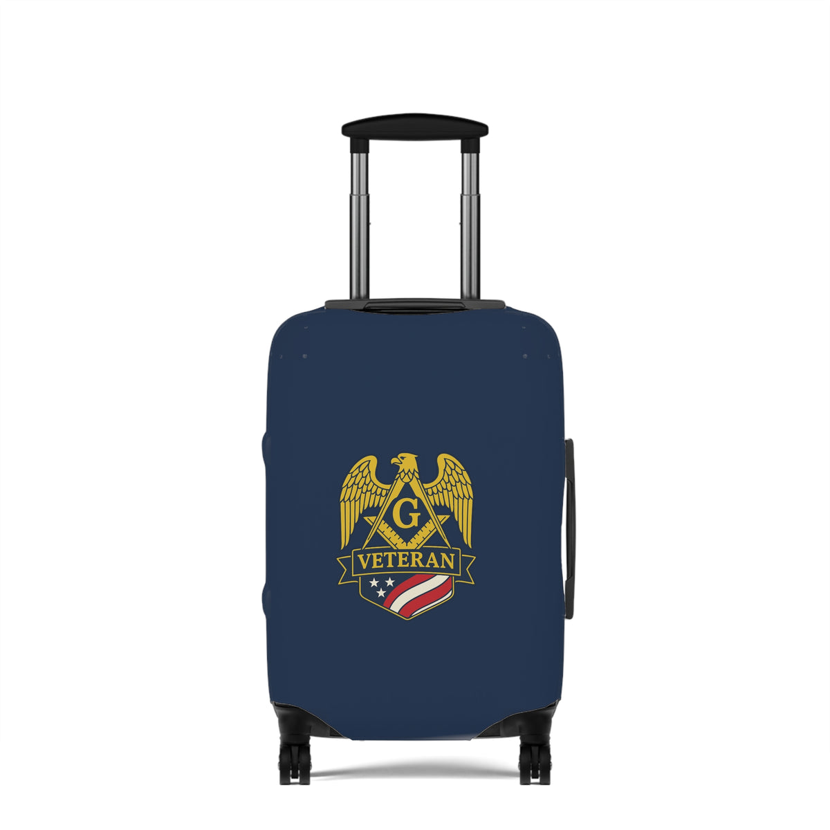 Master Mason Blue Lodge Luggage Cover - S&C G Veteran Mason Emblem