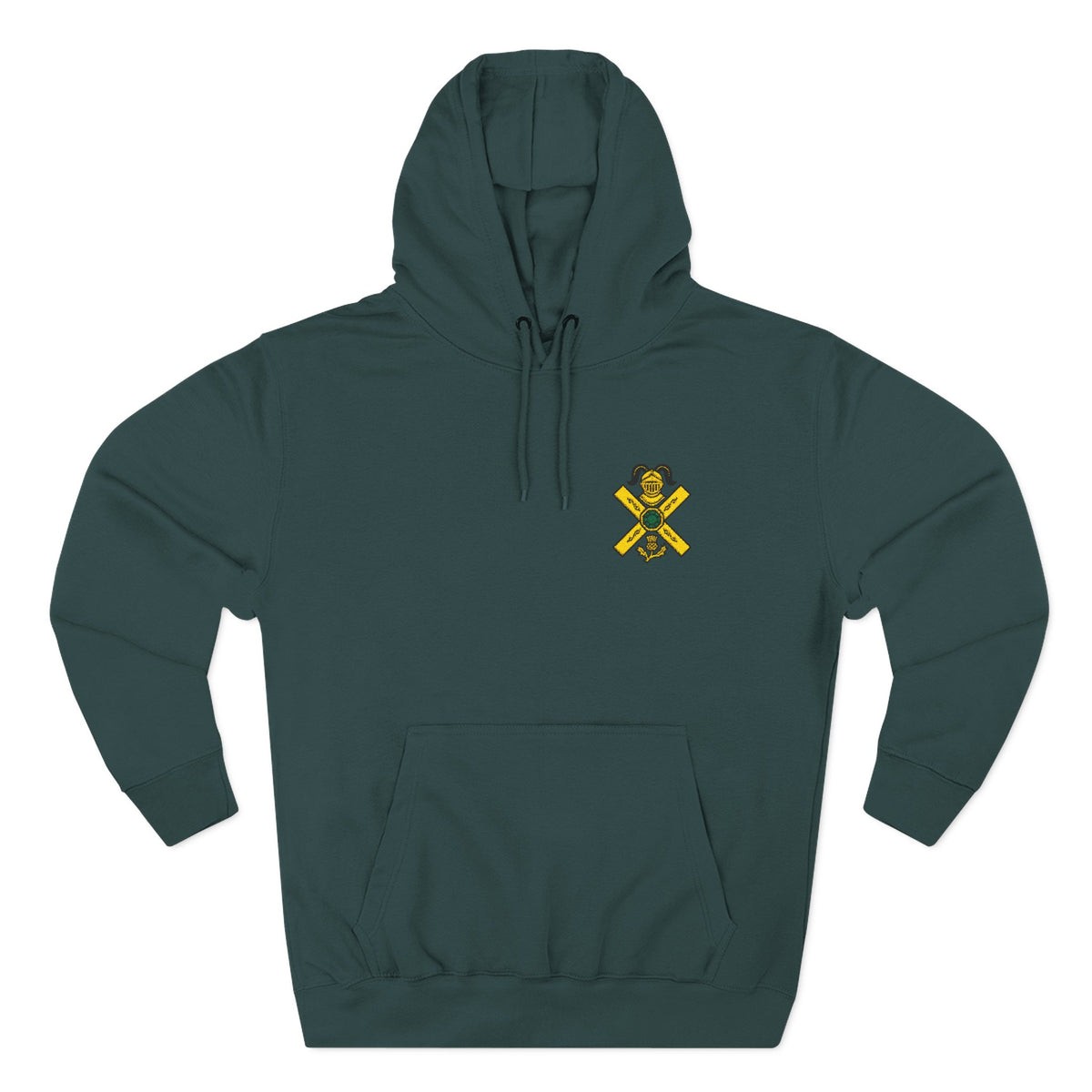 Knights of St. Andrew Hoodie - Three-Panel Fleece Signature Front Detail - Bricks Masons