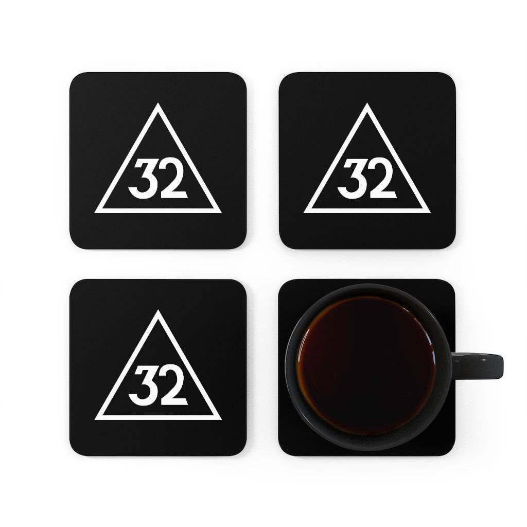32nd Degree Scottish Rite Coaster - 4 Pieces Set - Bricks Masons