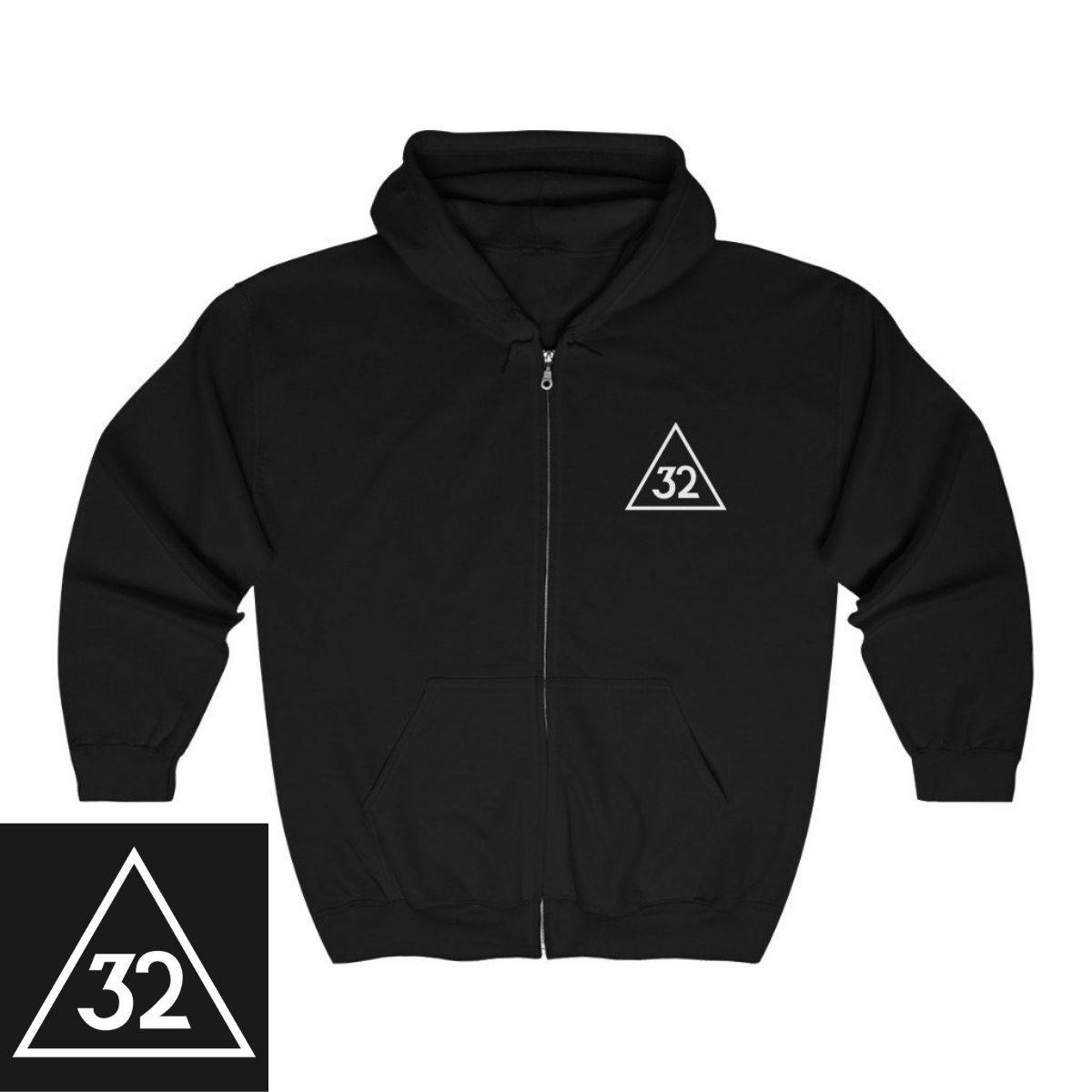 32nd Degree Scottish Rite Hoodie - Various Colors - Bricks Masons