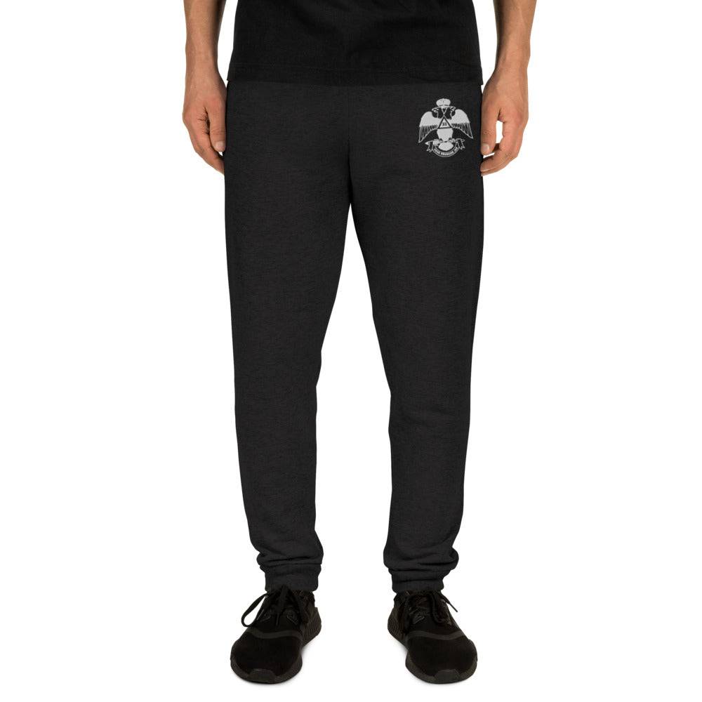 33rd Degree Scottish Rite Jogger - Wings Down Embroidery - Bricks Masons