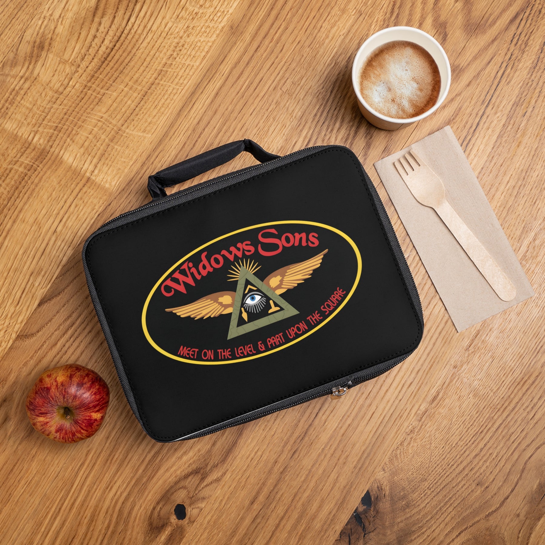 Widows Sons Lunch Bag - Fully Insulated Zipper Closure - Bricks Masons