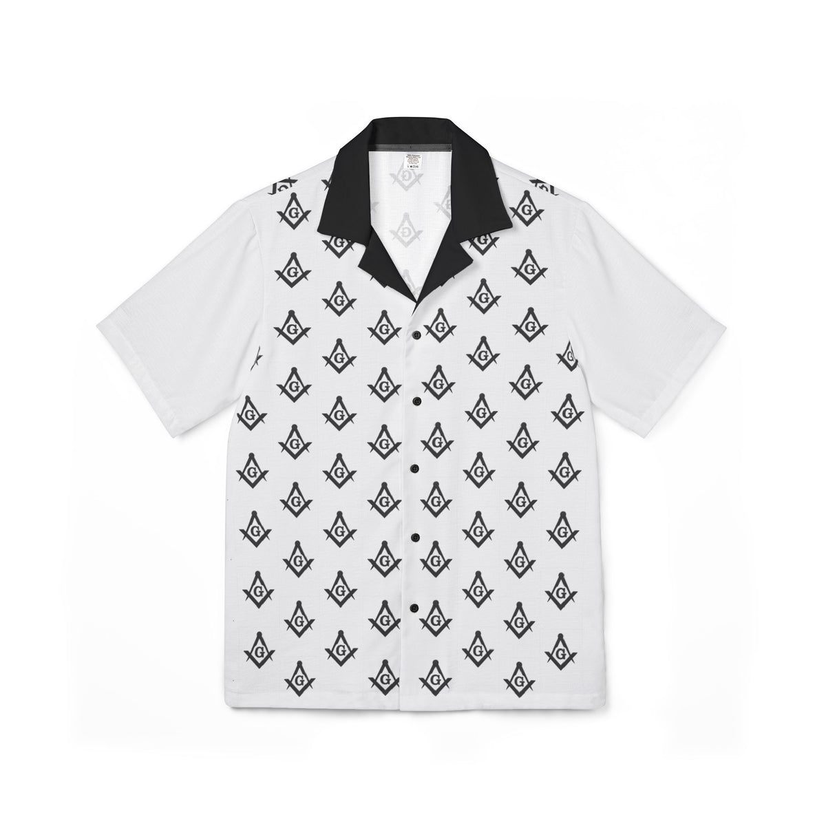 Men's Hawaiian Camp Shirt (AOP) - Bricks Masons