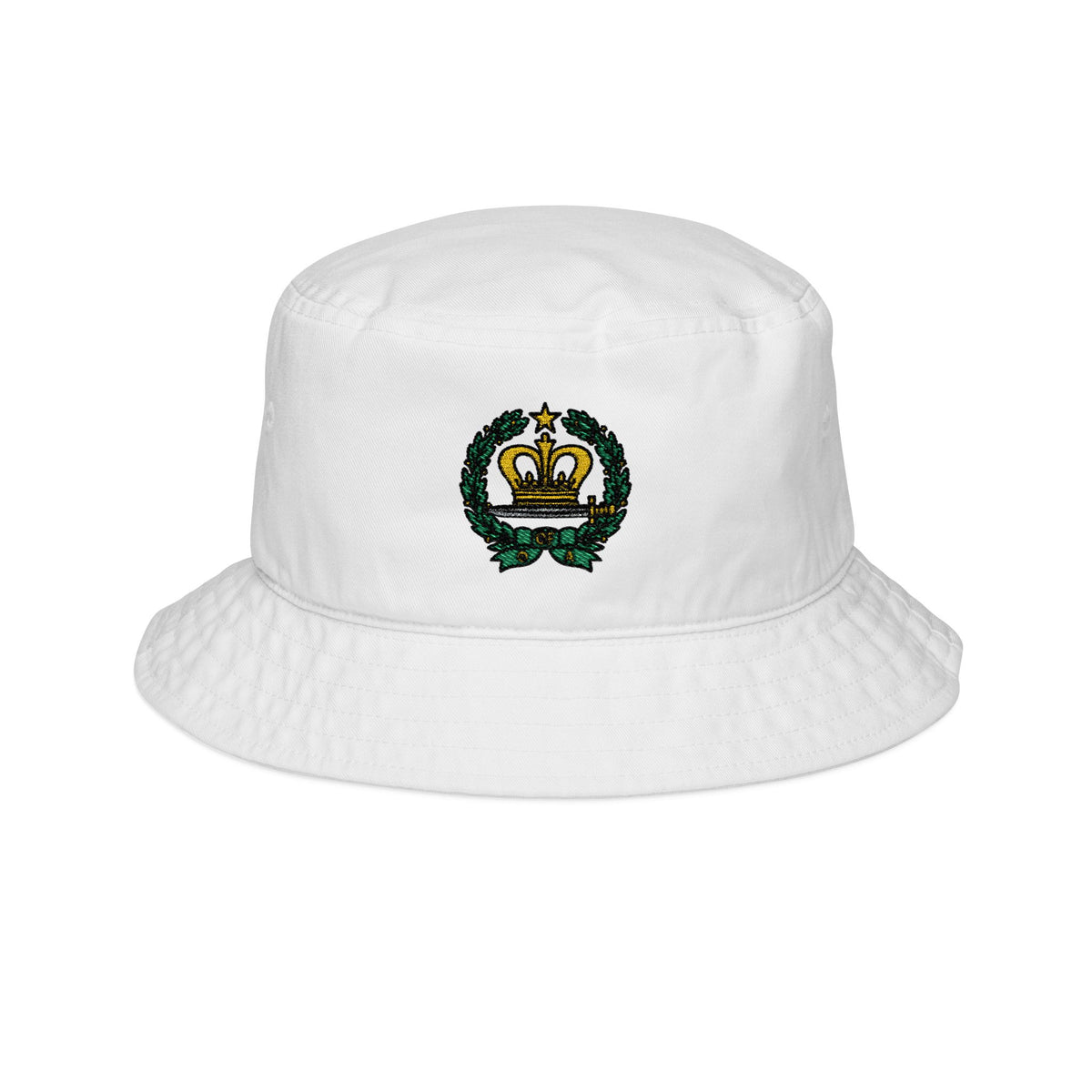 Order Of The Amaranth Bucket Hat - Amaranth Flower Emblem Embroidery
