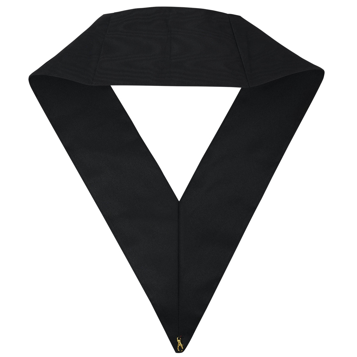 9th Degree Scottish Rite Collar - Black Moire with Nine Rosettes - Bricks Masons