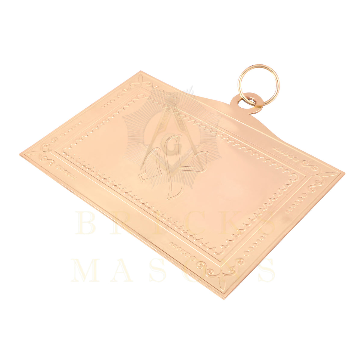 19th Degree Scottish Rite Breastplate - Gold Plated - Bricks Masons