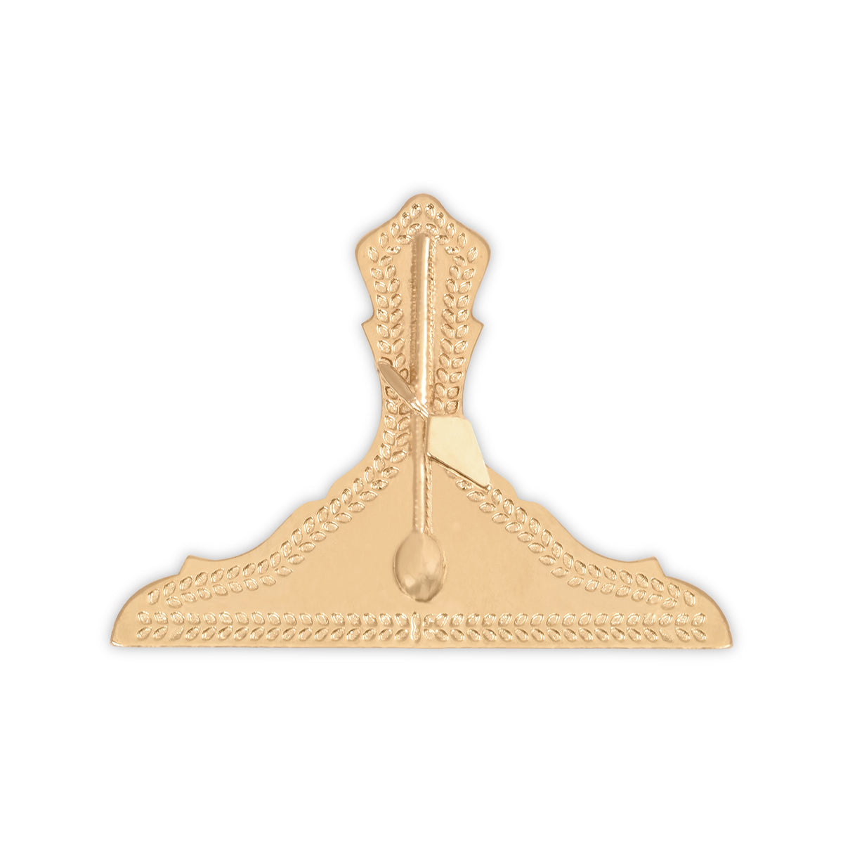 Deputy Master Royal & Select Masters Officer Collar Jewel - Gold Plated Trowel & Level - Bricks Masons