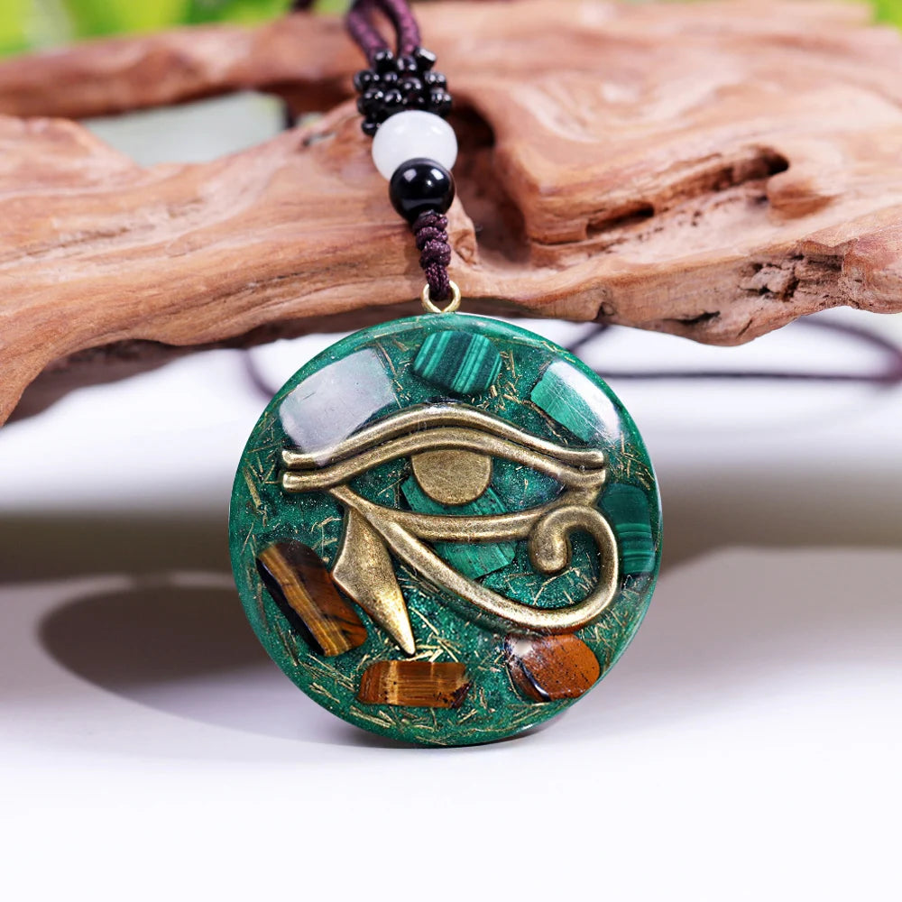 Eye of selling horus pendant with rope chain