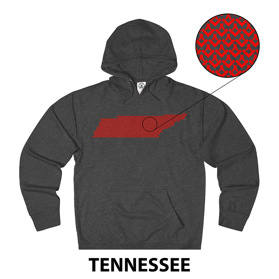 Masonic Hoodie - TENNESSEE State - Bricks Masons