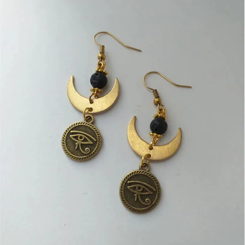 Ancient Egypt Earrings Statement - Bricks Masons