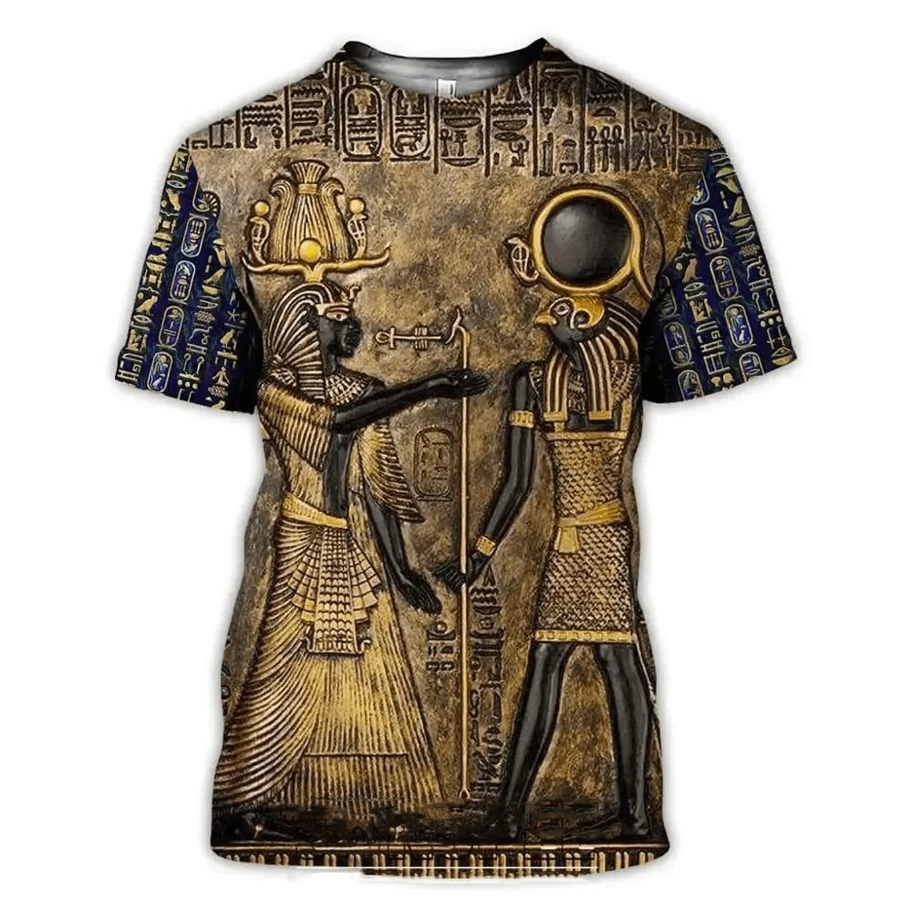 Ancient Egypt T-Shirt - 3D Printing Eye of Horus Egyptian Symbol - Bricks Masons