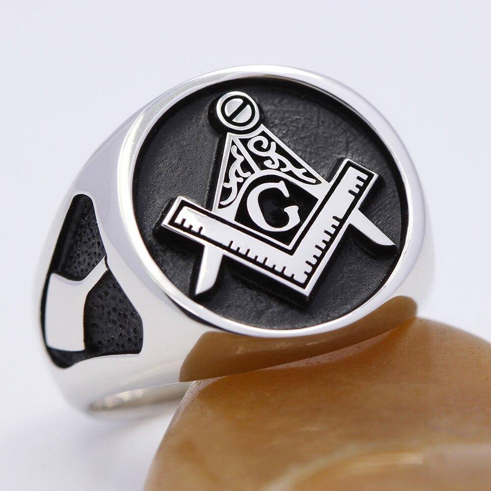 Apprentice Blue Lodge Ring - Entered Sterling Silver - Bricks Masons