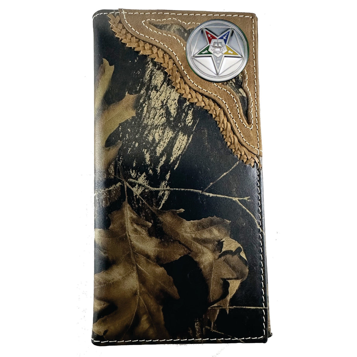 OES Wallet - Bifold Nocona Camo Long Rodeo - Bricks Masons