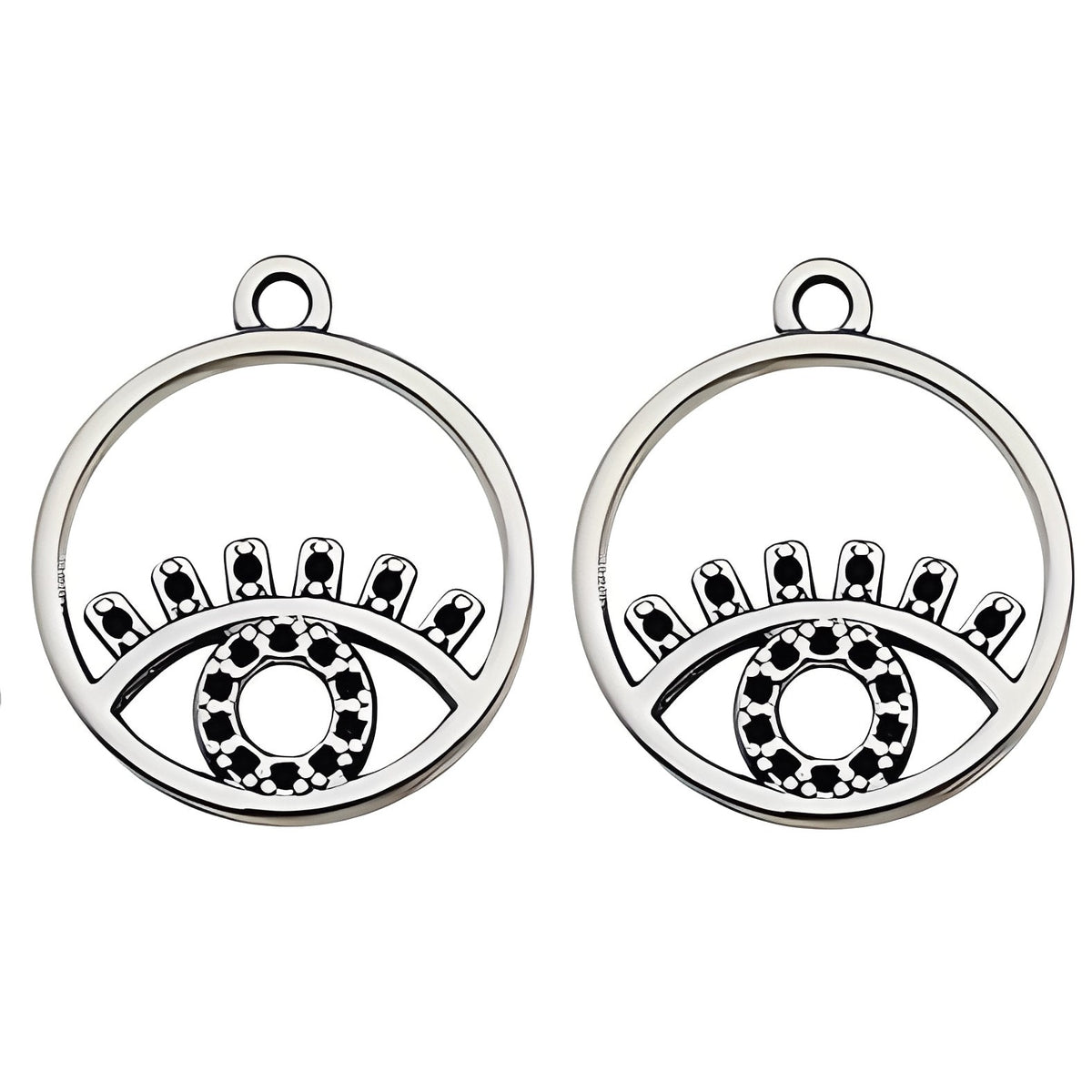 Eye Of Providence Pendant - Round Silver All Seeing Eye Pendant