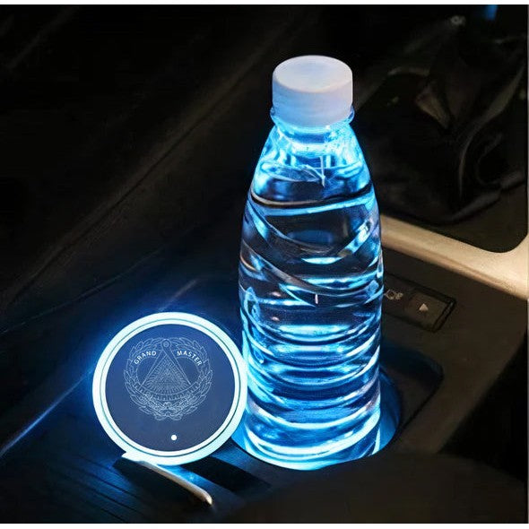 Grand Master Blue Lodge Cup Holder - Various LED Colors