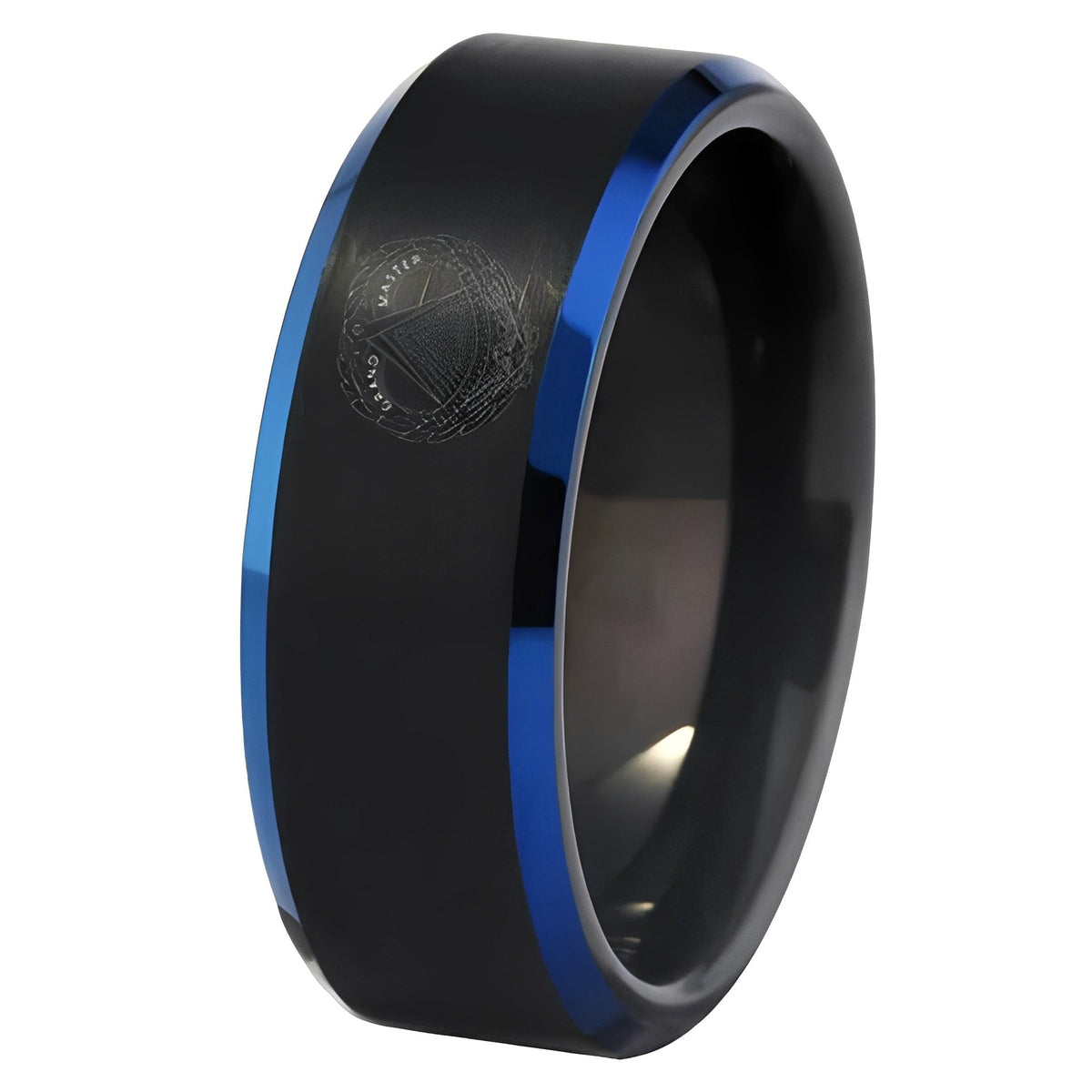 Grand Master Blue Lodge Ring - Black Stone Color