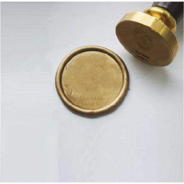 Grand Master Blue Lodge Wax Seal Stamp - Various Sizes
