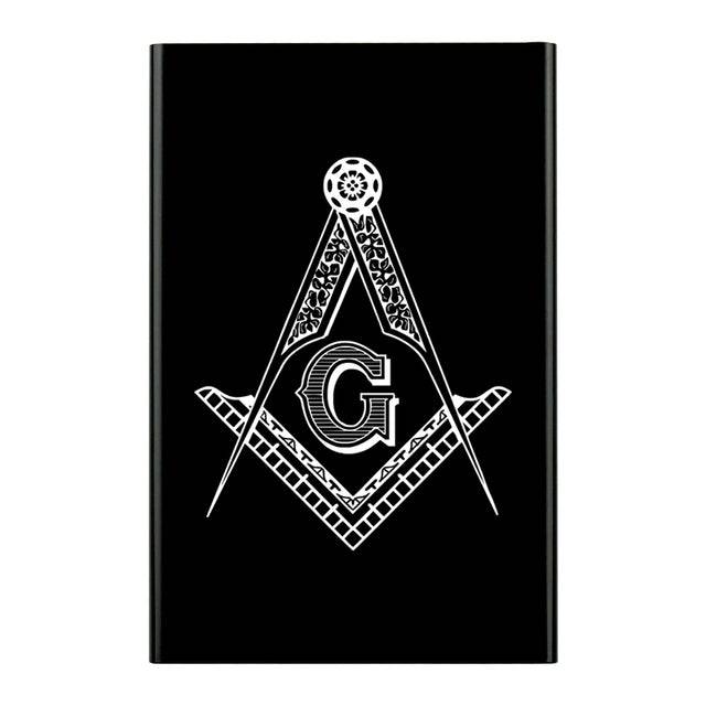 square cigarette case Master Mason Blue Lodge Cigarette Case