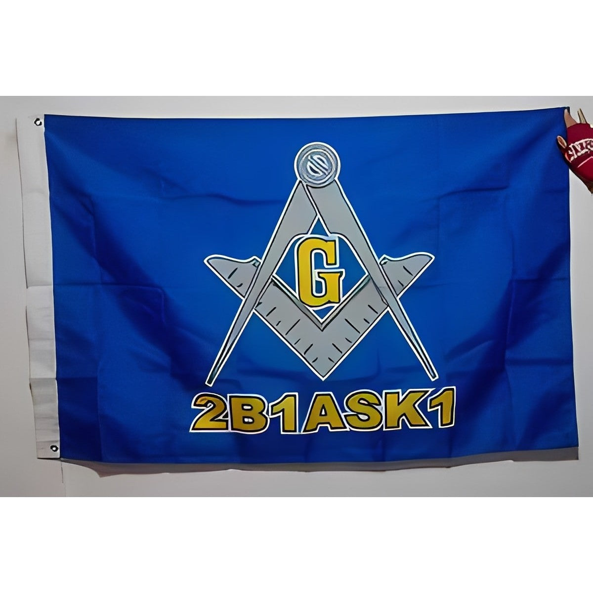 Master Mason Blue Lodge Flag - 2B1ASK1 Blue