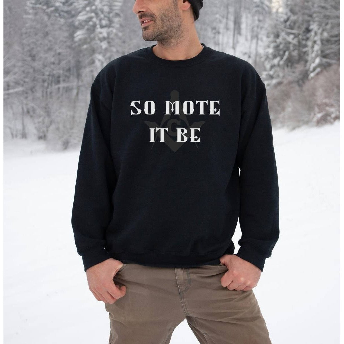 Master Mason Blue Lodge Sweatshirt - So Mote It Be