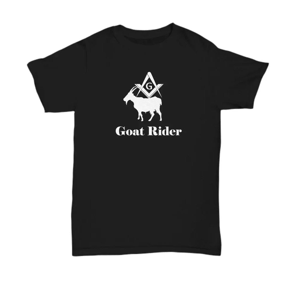 Master Mason Blue Lodge T-Shirt - Goat Rider 100% Baumwolle
