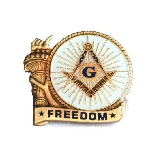 Master Mason Blue Lodge Lapel Pin - Freedom Square & Compass G