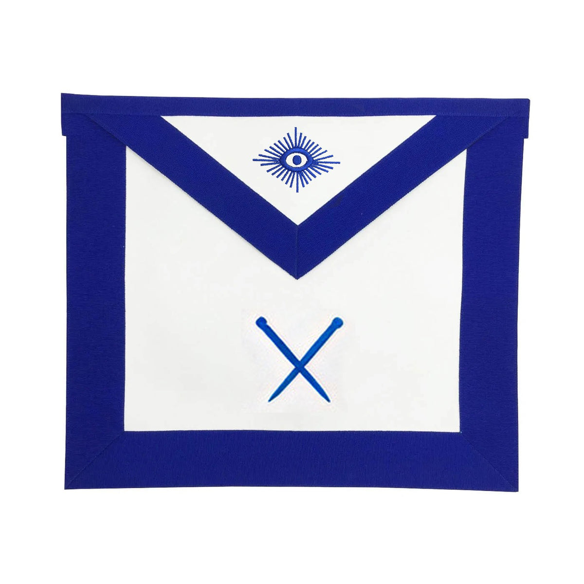 Master of Ceremonies Blue Lodge Officer Apron - Royal Blue