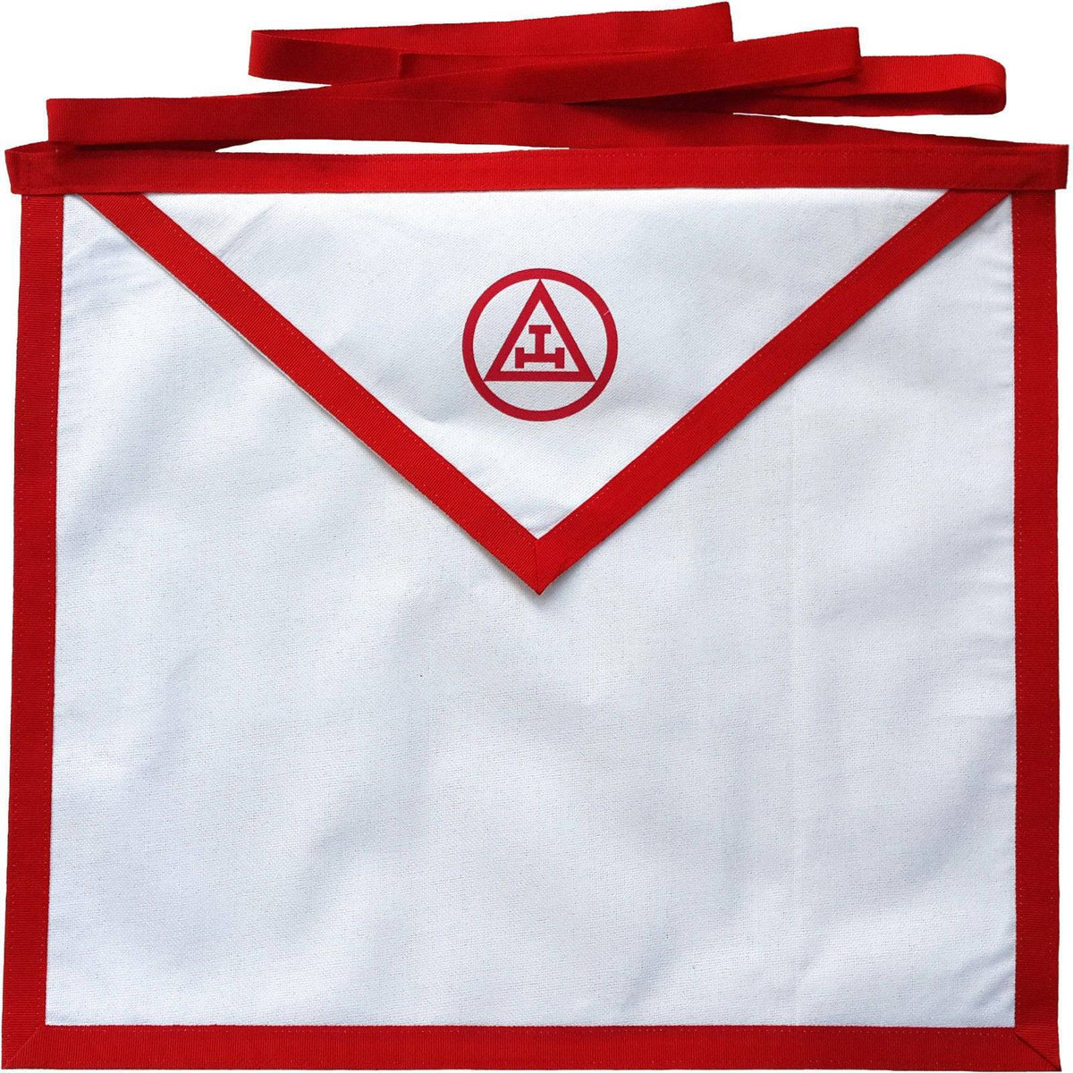 Member Royal Arch Chapter Apron - White Duck Cotton - Bricks Masons