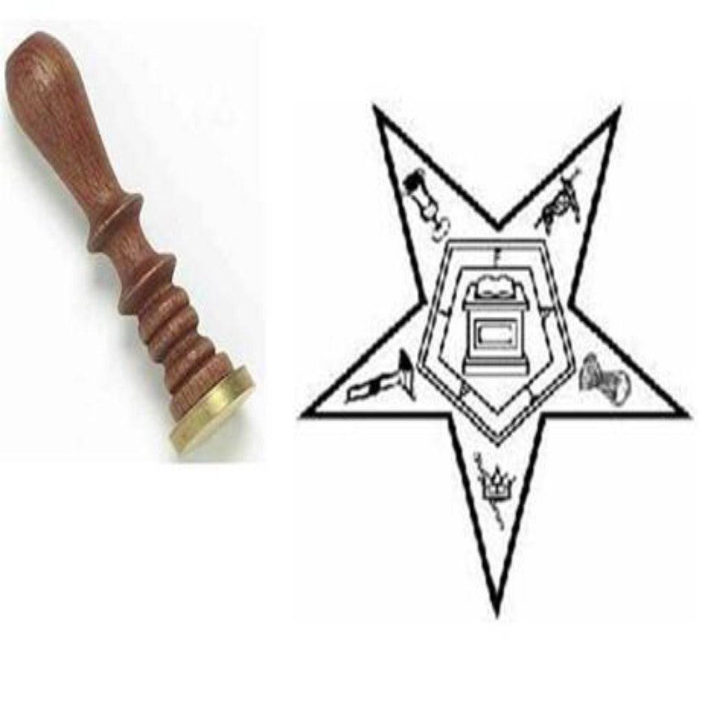 OES Wax Seal - Wood Handle - Bricks Masons