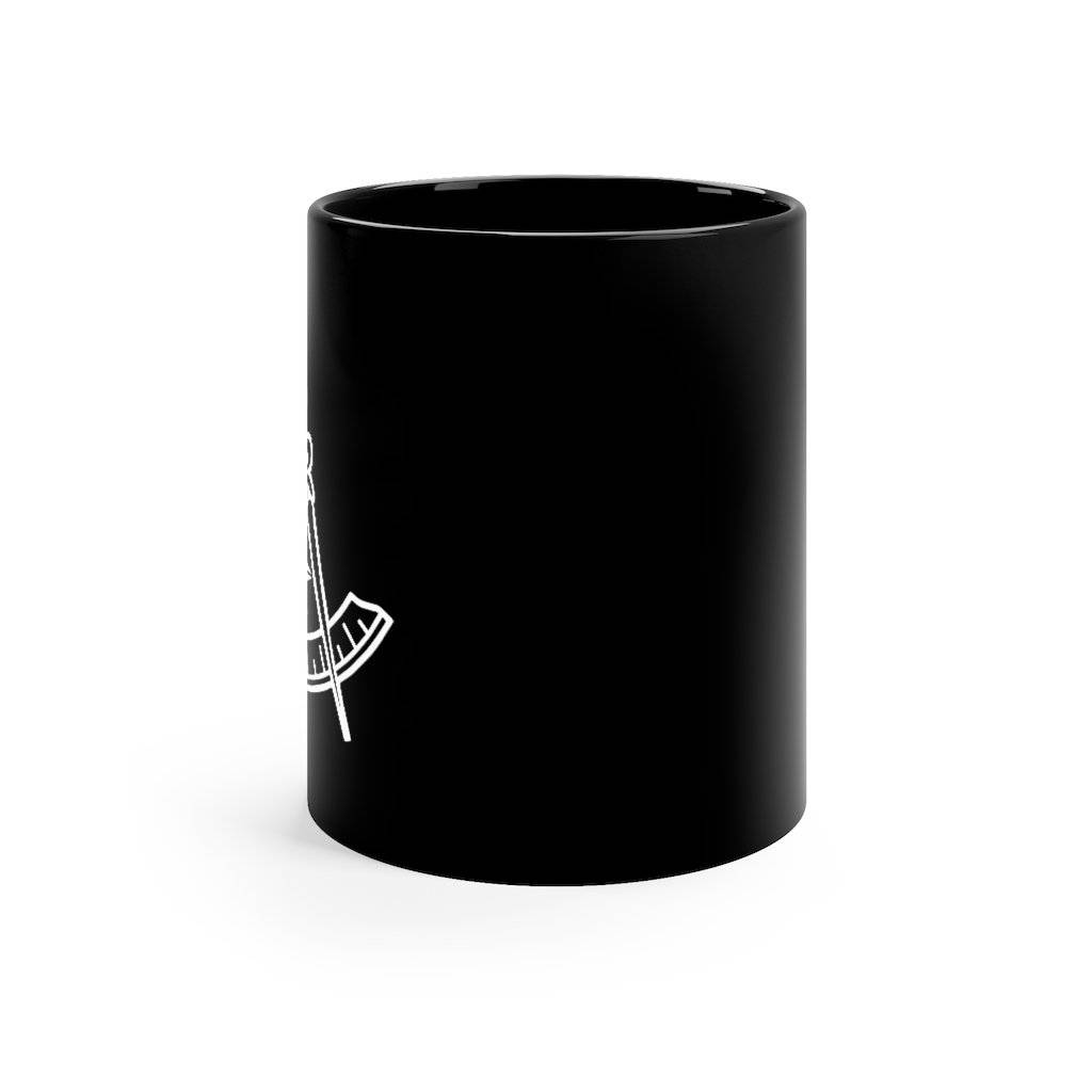 Past Master Blue Lodge Mug - Black - Bricks Masons