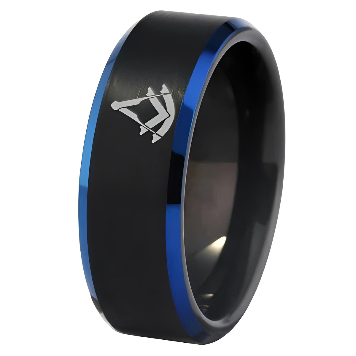 Past Master Blue Lodge Ring - Black Stone Color