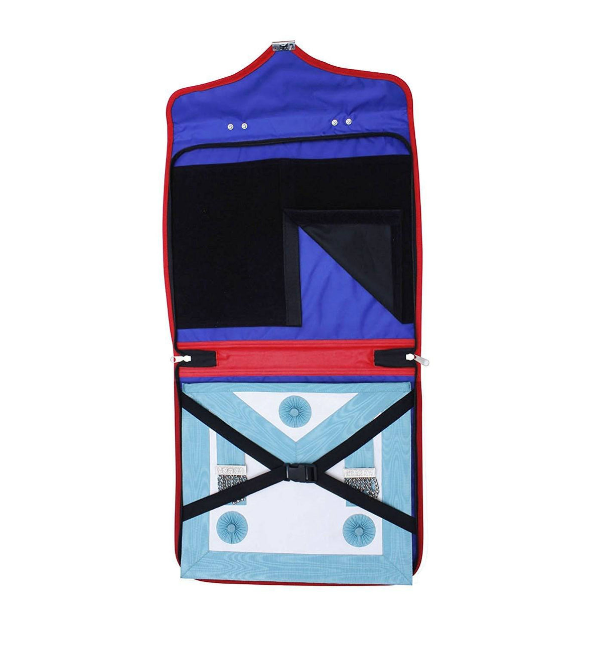 Royal Arch Chapter Apron Case - Red Imitation Leather MM, WM, Provincial - Bricks Masons