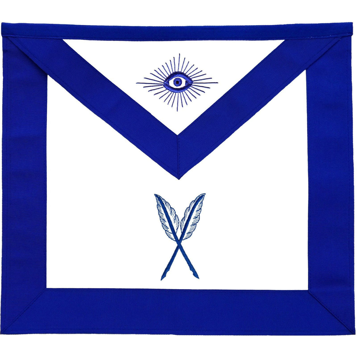 Secretary Blue Lodge Officer Apron - Machine Embroidery
