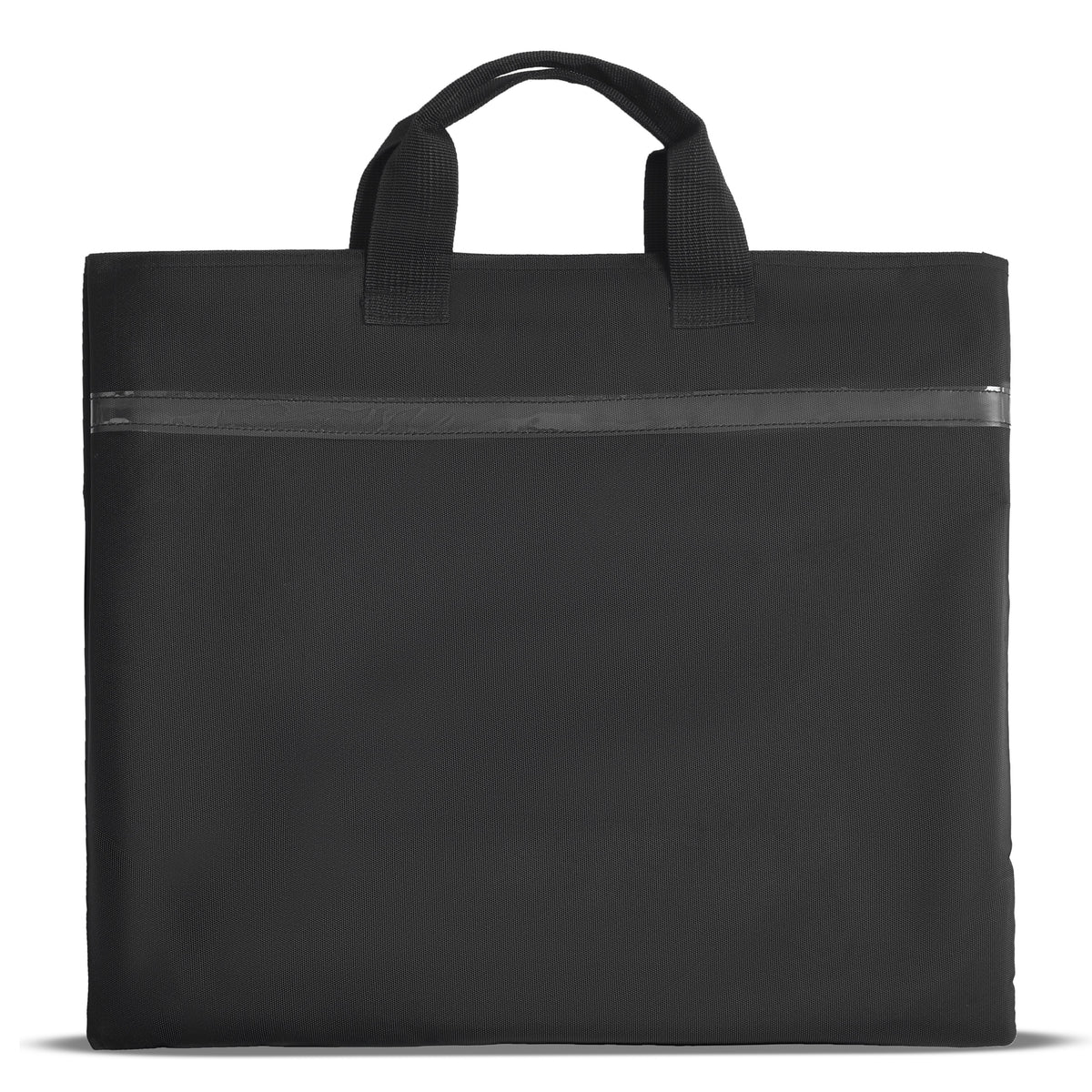 Masonic Apron Case - Black Soft Material With Zipper - Bricks Masons