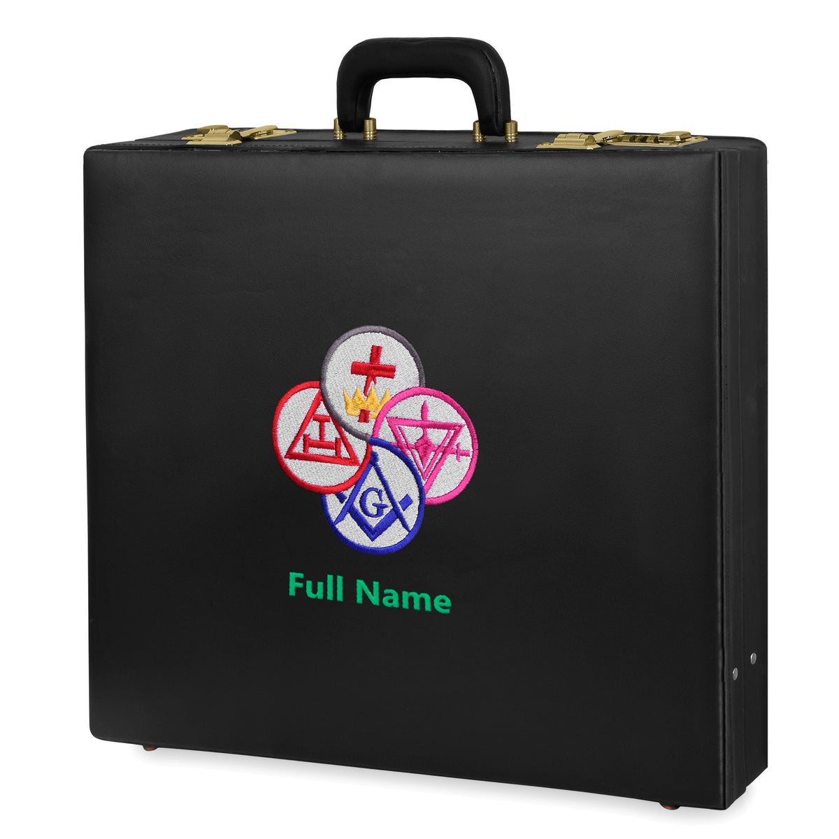 Apron Case - Hand Embroidery Personalization Various Sizes & Materials - Bricks Masons