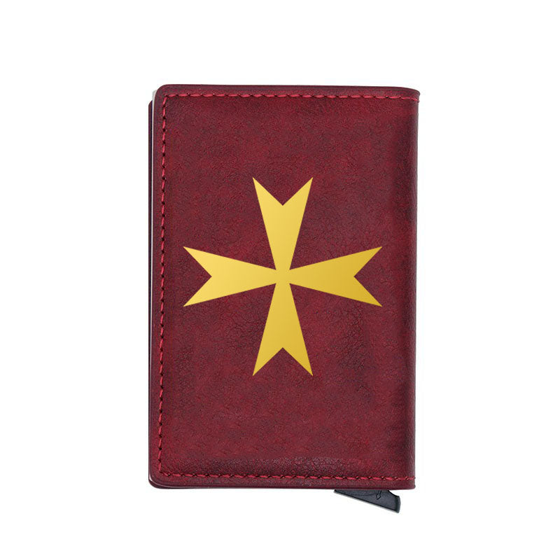 Order Of Malta Commandery Wallet - Various Colors - Bricks Masons