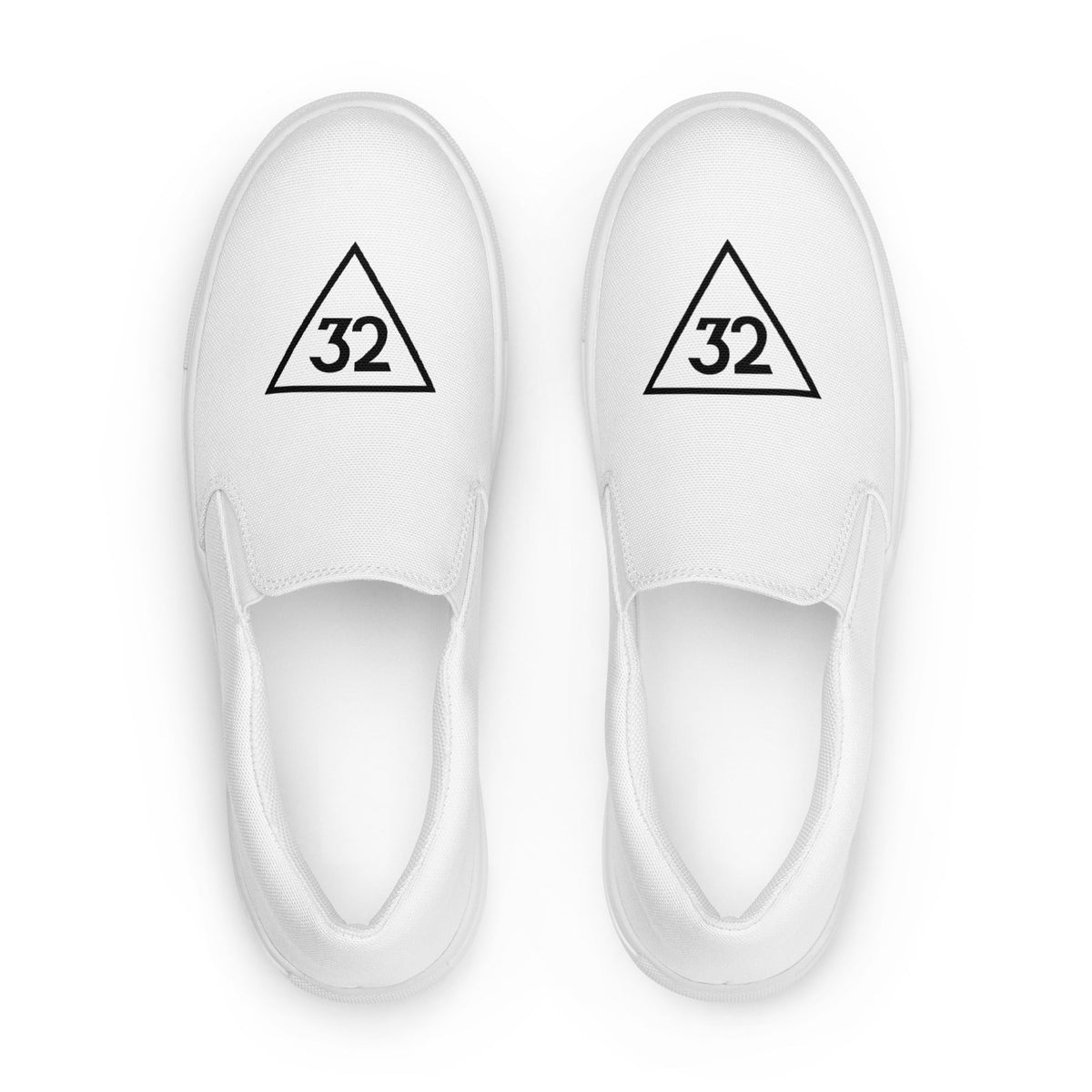 32nd Degree Scottish Rite Sneaker - Slip-on Canvas - Bricks Masons
