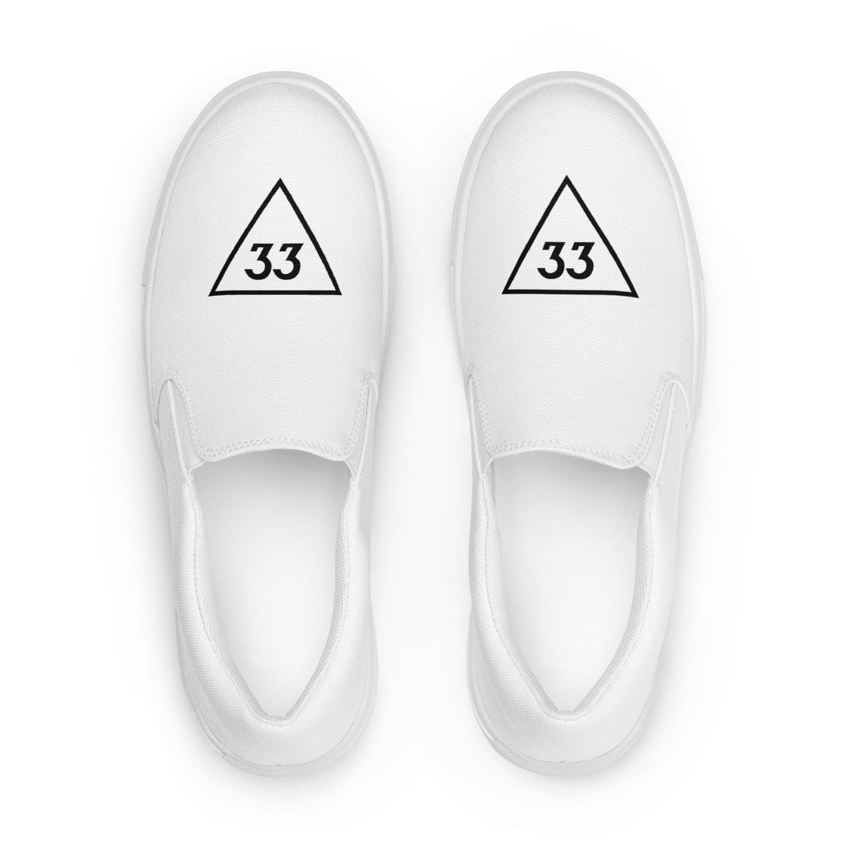 33rd Degree Scottish Rite Sneaker - Slip-on Canvas - Bricks Masons