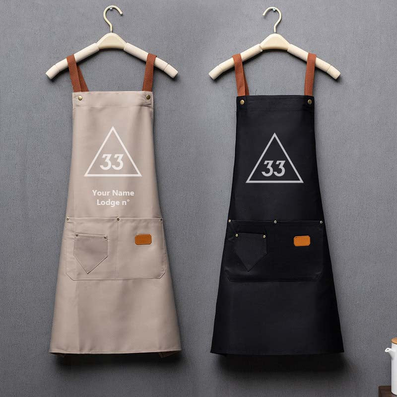 33rd Degree Scottish Rite Work Apron - Various Colors - Bricks Masons