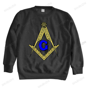 Master Mason Blue Lodge Sweatshirt - Square and Compass G [Multiple Colors] - Bricks Masons