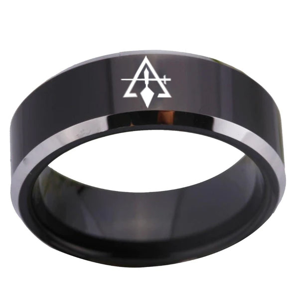 Council Ring - Black Tungsten - Bricks Masons
