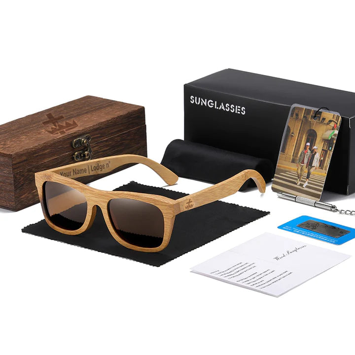 Knights Templar Commandery Sunglasses - Various Lenses Colors - Bricks Masons