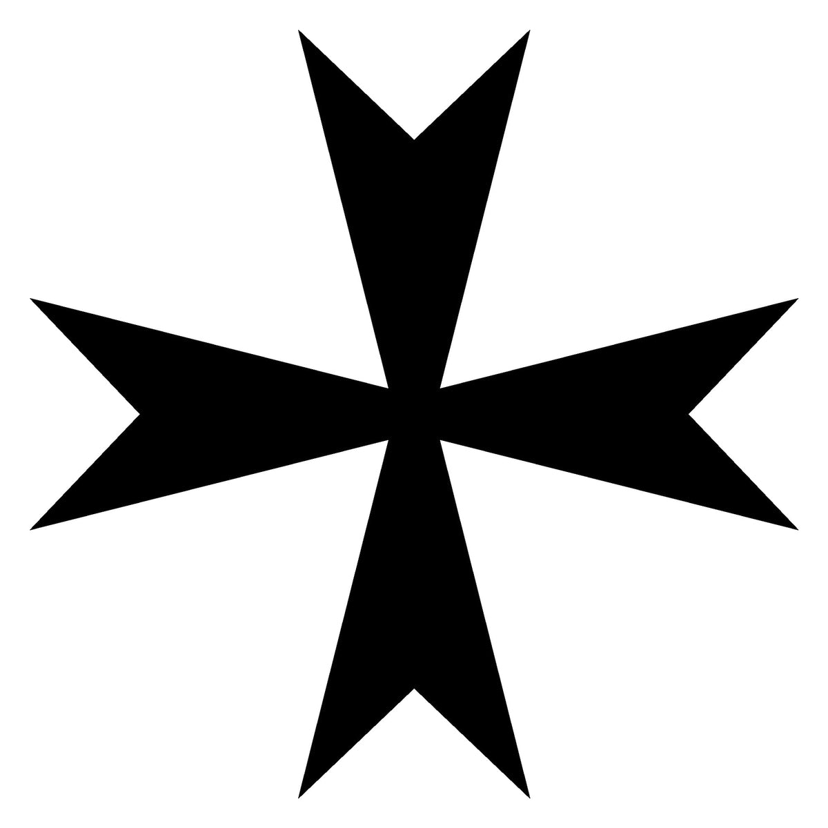 Order Of Malta Commandery Flask - Leather & Stainless Steel - Bricks Masons